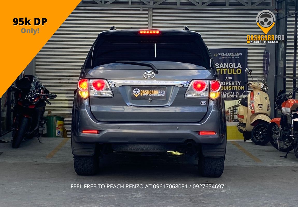 2014 Toyota Fortuner 4x2 G AT