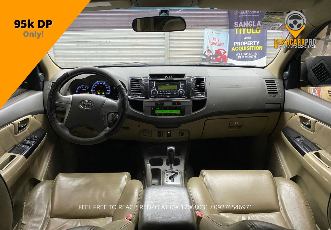 2012 Toyota Fortuner 4x2 Automatic