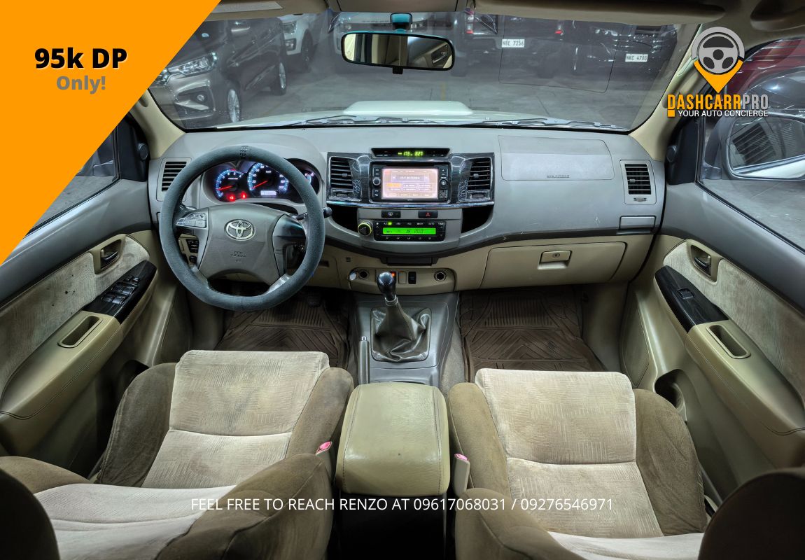 2012 Toyota Fortuner 4x2 MT