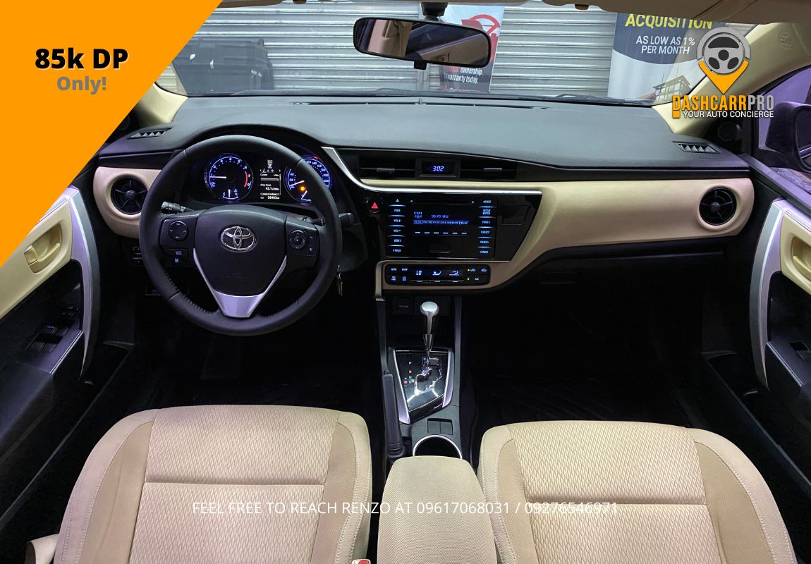 2017 Toyota Altis Automatic