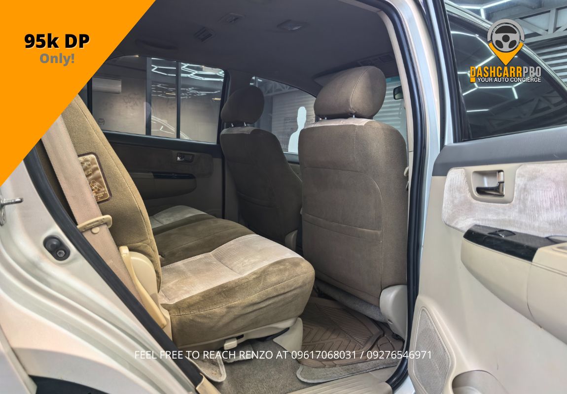 2012 Toyota Fortuner 4x2 MT