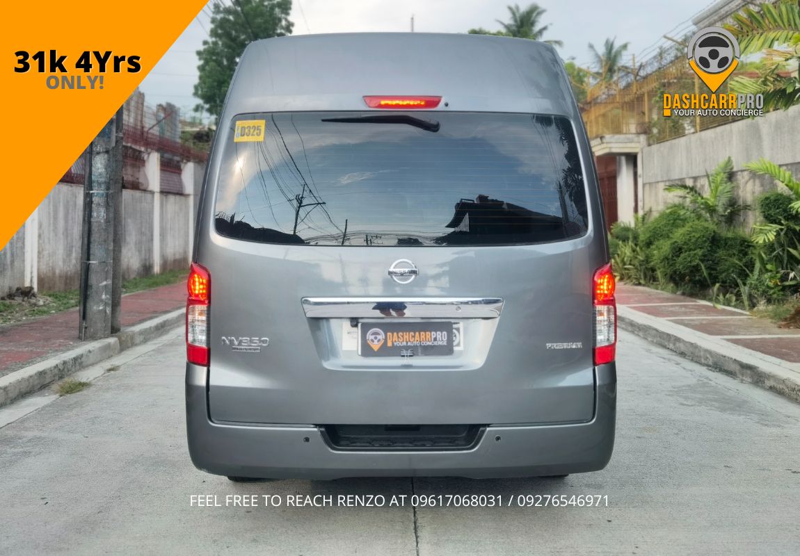 2018 Nissan Urvan NV350 Premium Automatic