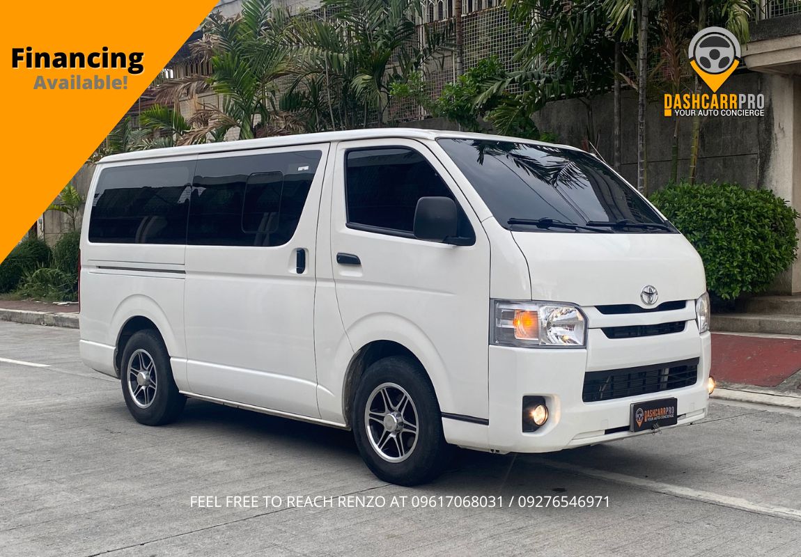 2018 Toyota HiAce Commuter Manual