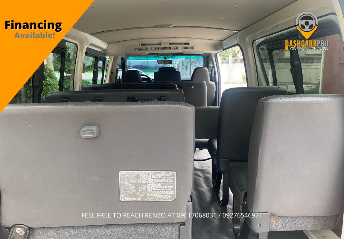 2018 Toyota HiAce Commuter Manual