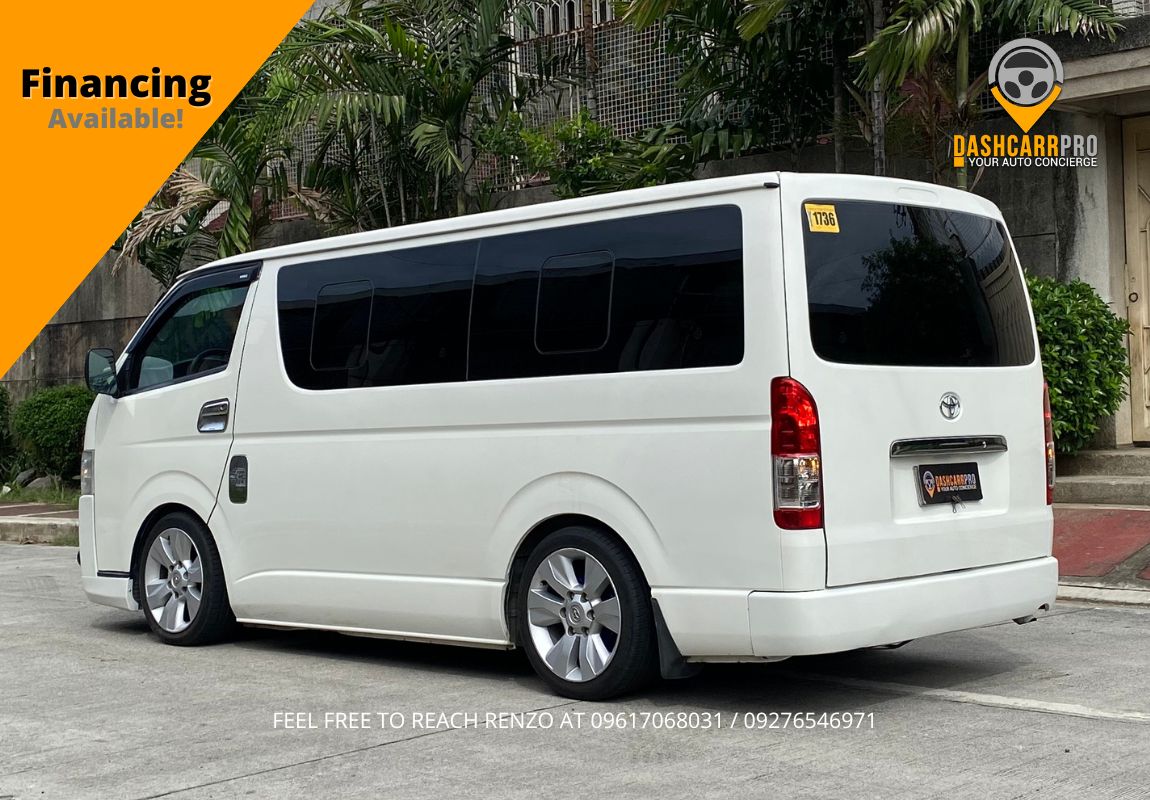 2015 Toyota HiAce Commuter Manual