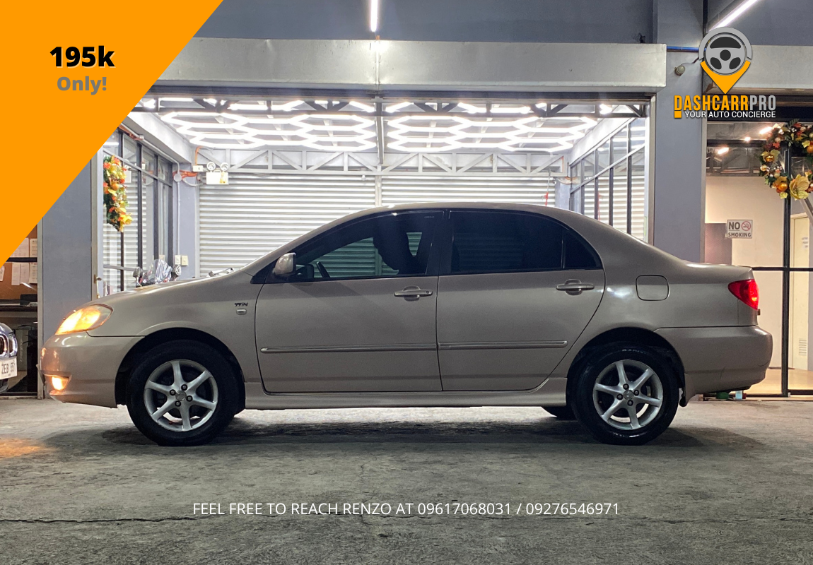 2002 Toyota Altis 1.6 G AT