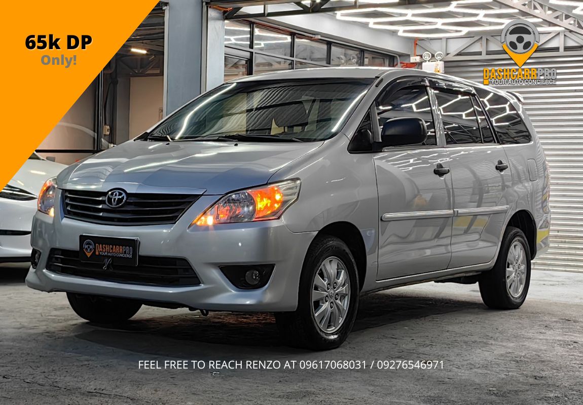 Xe Innova 2013 2013 Toyota Innova 2.5 E DLS – Dashcarr Pro