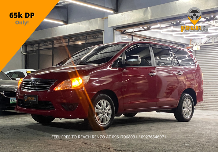 2012 Toyota Innova 2.5 E Automatic – Dashcarr Pro