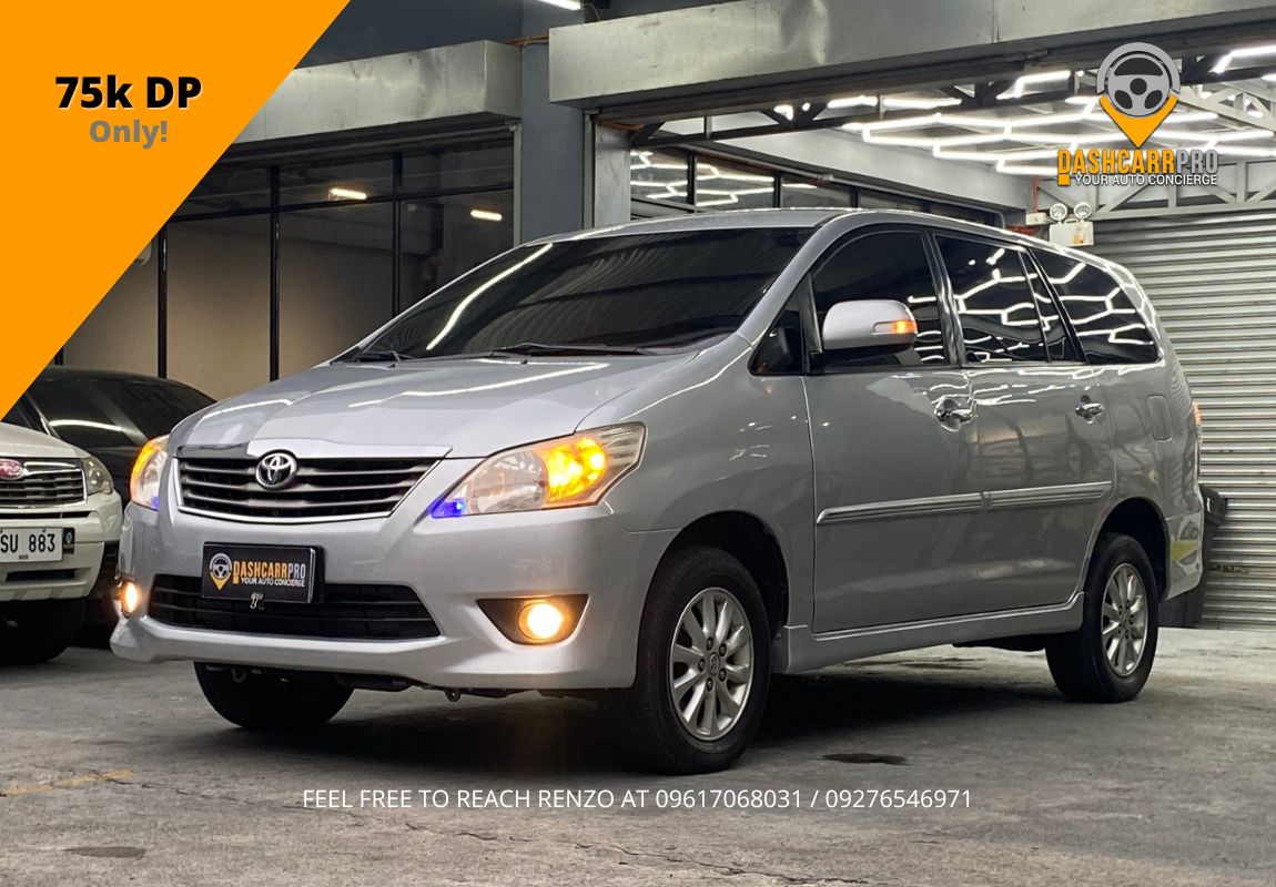 2012 Innova Cumi 2012 Toyota Innova 2.5G Automatic – Dashcarr Pro