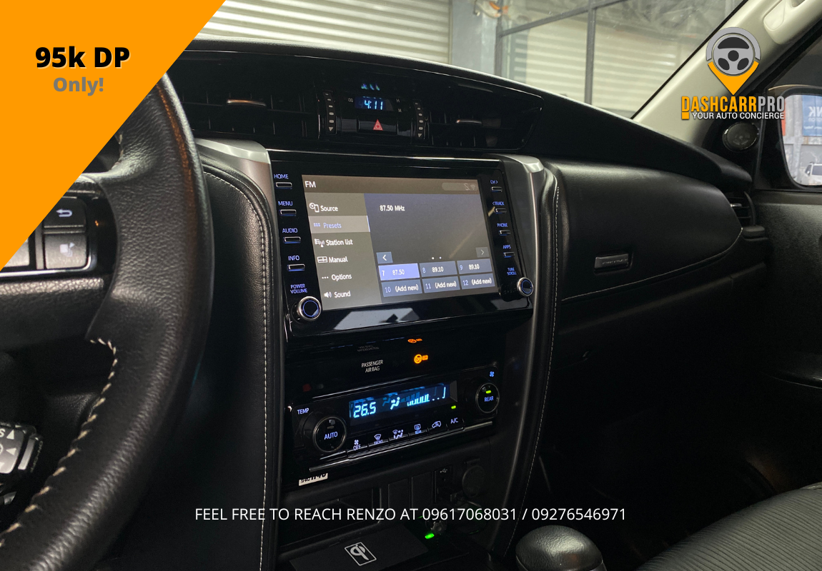 2021 Toyota Fortuner 4x2 Automatic