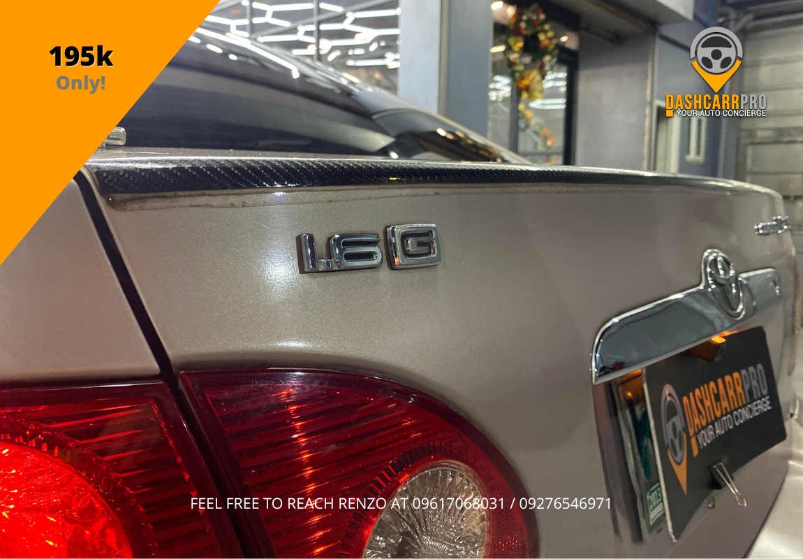 2002 Toyota Altis 1.6 G AT