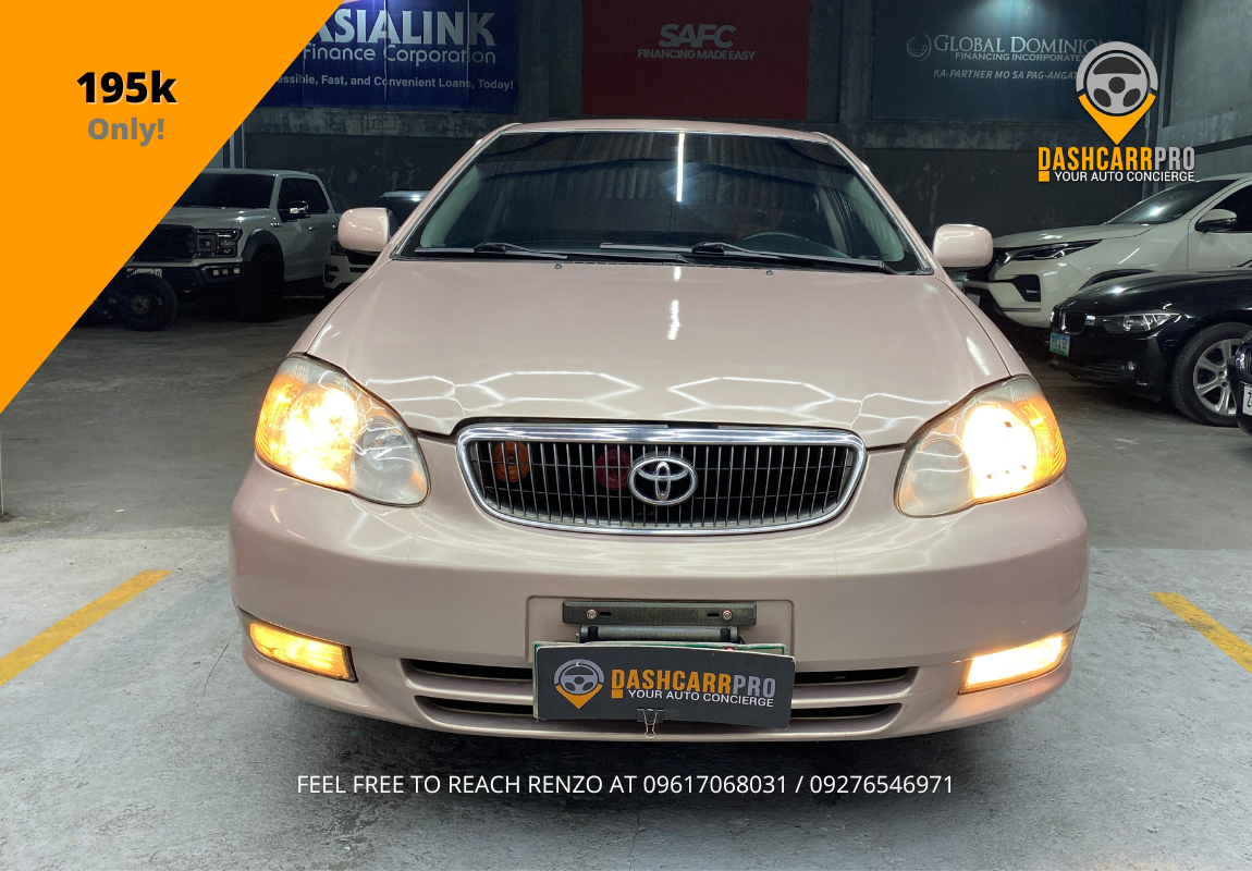 2002 Toyota Altis 1.6 G AT