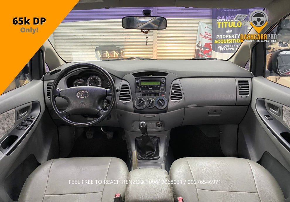 2011 Toyota Innova 2.5 E DLS – Dashcarr Pro
