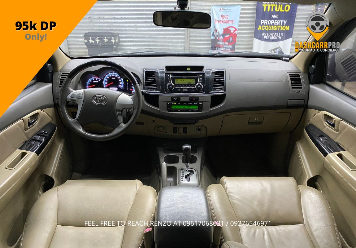 2012 Toyota Fortuner 4x2 Automatic