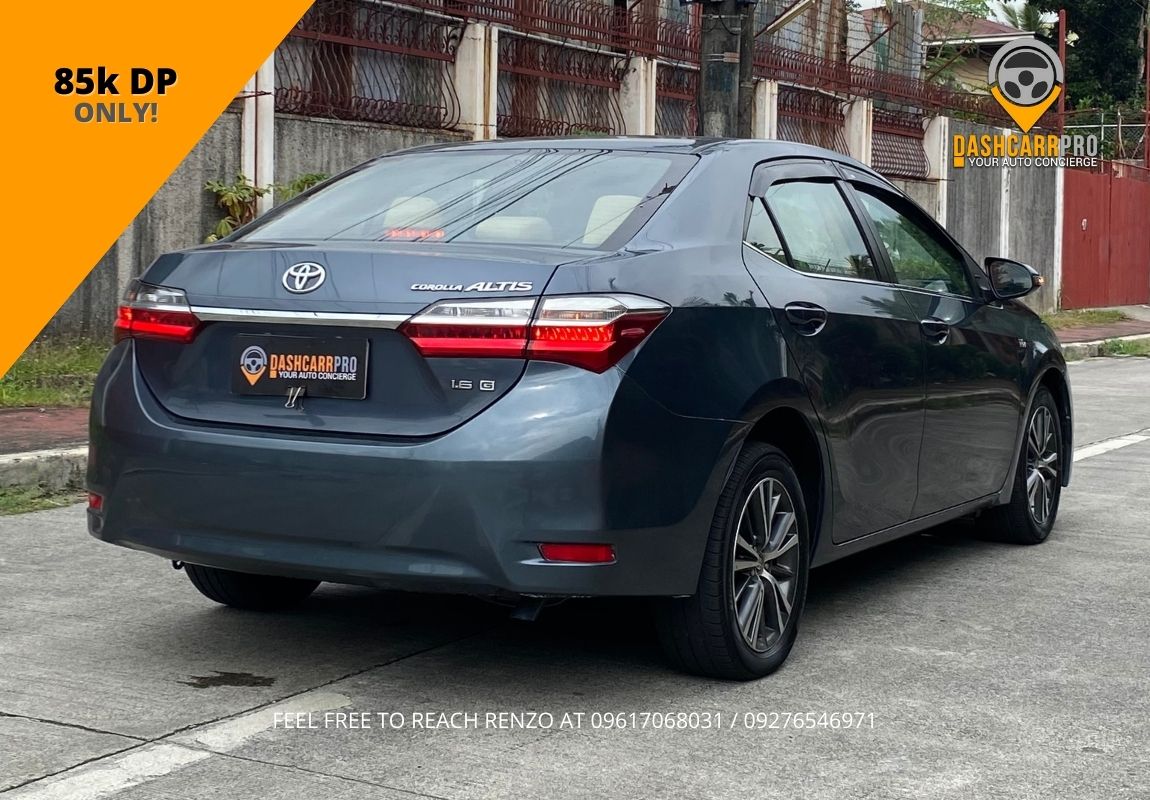 2018 Toyota Altis G Automatic