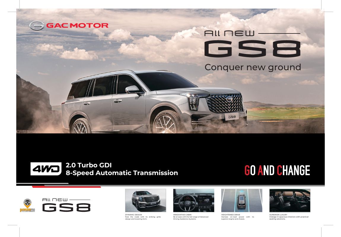 GAC GS8 GT 2.0 4x4 Automatic
