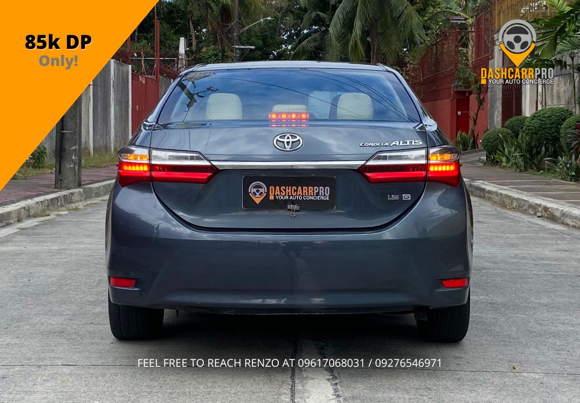 2018 Toyota Altis 1.6 G Automatic